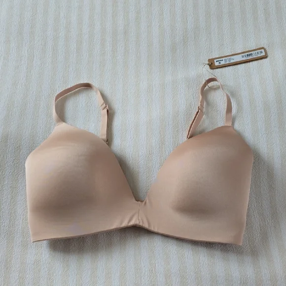 SKIMS Wireless Form Lightly Lined Bra Size:32DD Mica - Picture 4 of 8